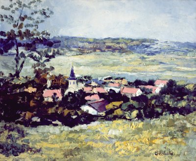 Village in Burgundy by Renee Theobald